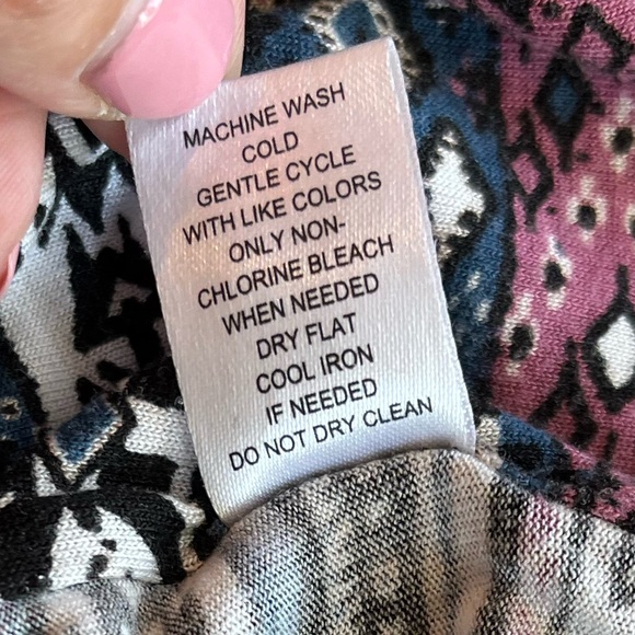 LA Hearts Women’s Geometric Abstract Print Spaghetti Strap Crop Top Size Small - Picture 5 of 9